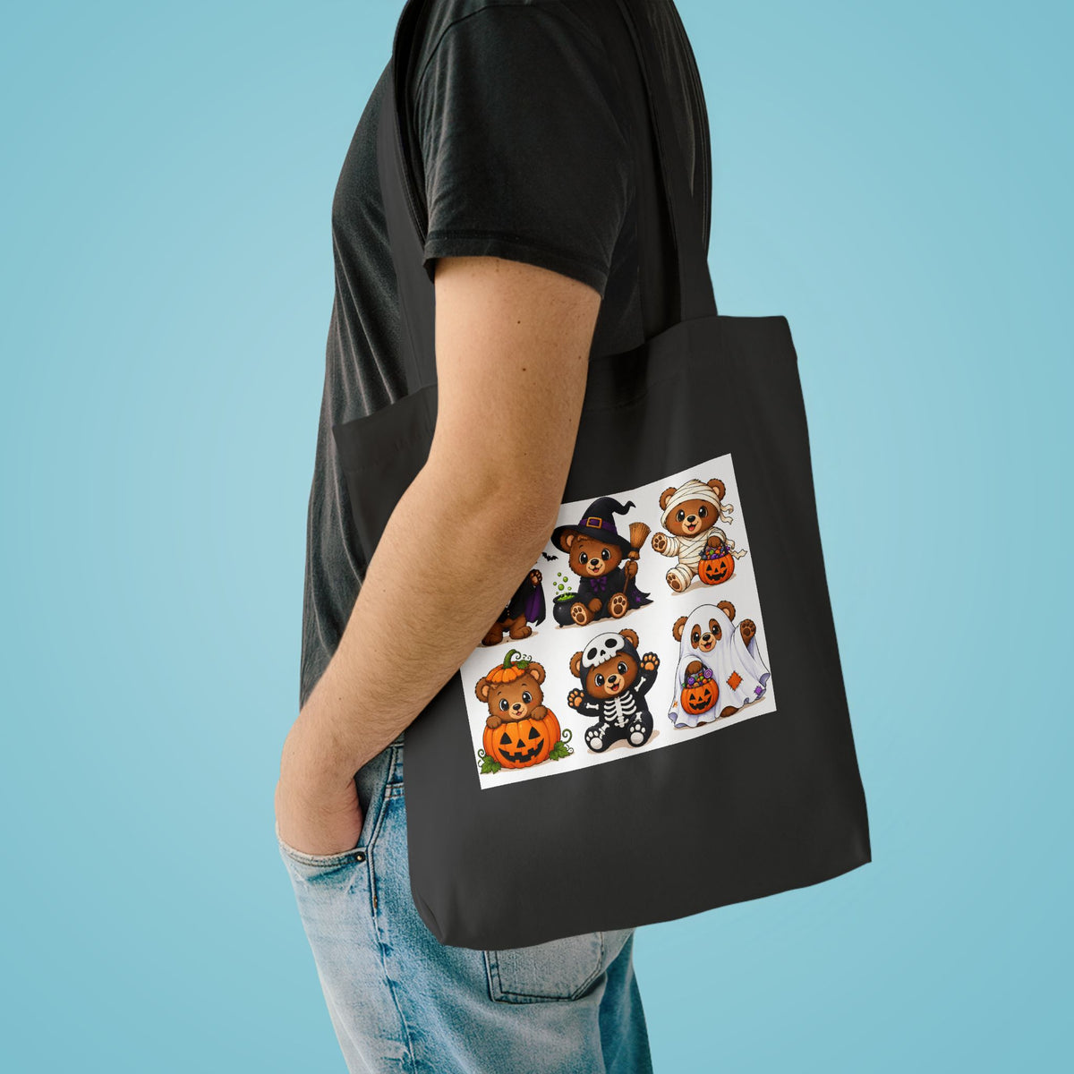 Cotton Tote Bag (Bears)