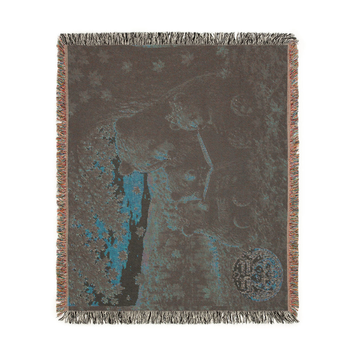 Mama and cubs Woven Blanket