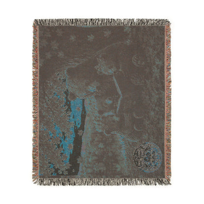 Mama and cubs Woven Blanket