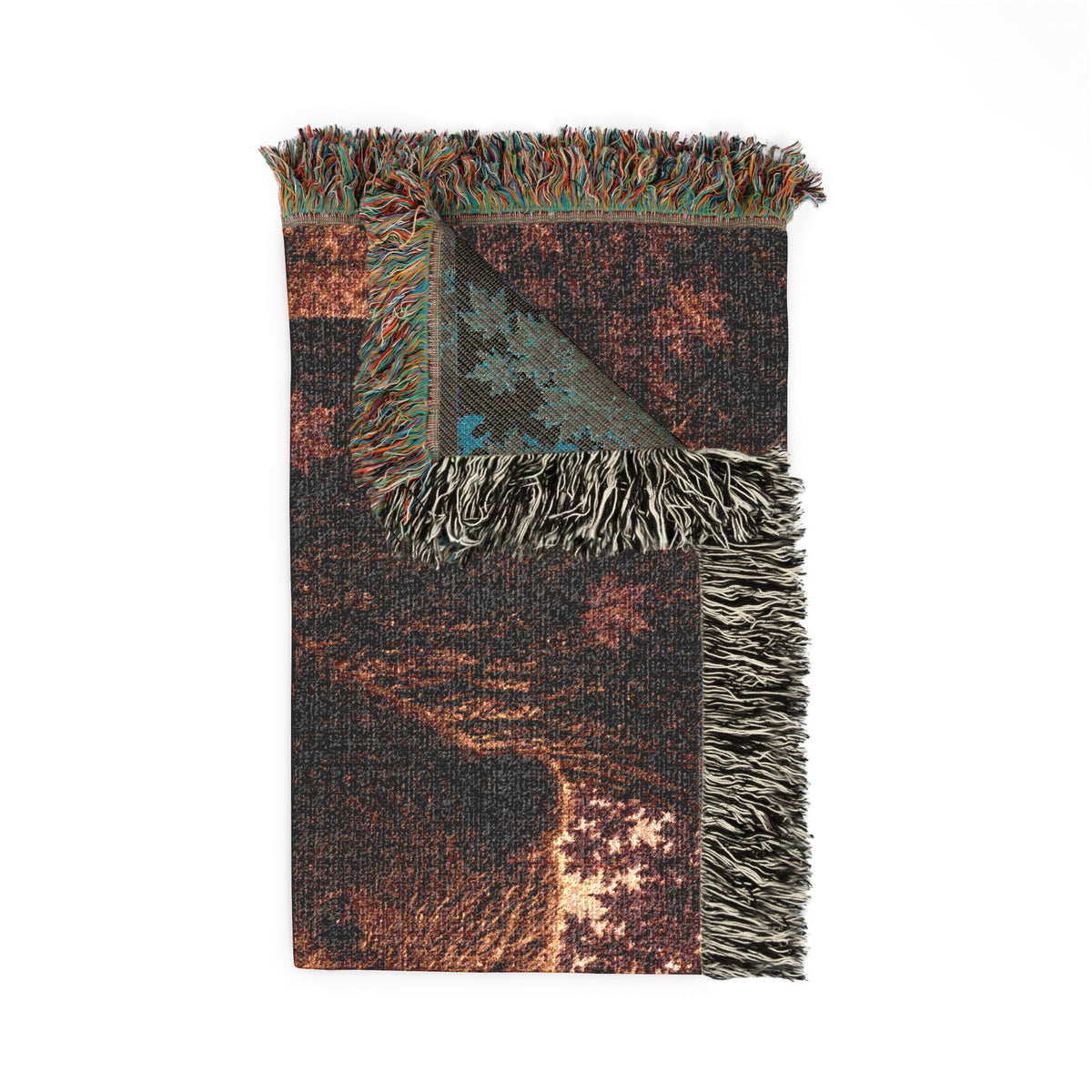 Mama and cubs Woven Blanket