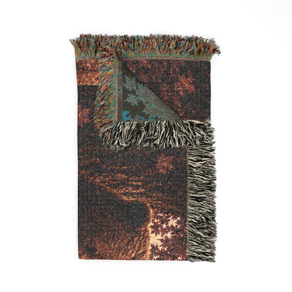 Mama and cubs Woven Blanket