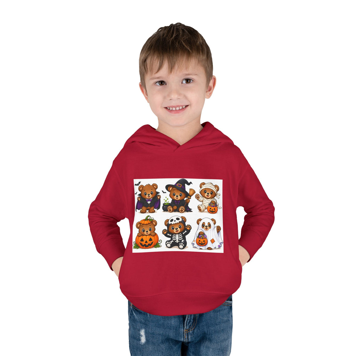 Halloween Bears Toddler Fleece Hoodie