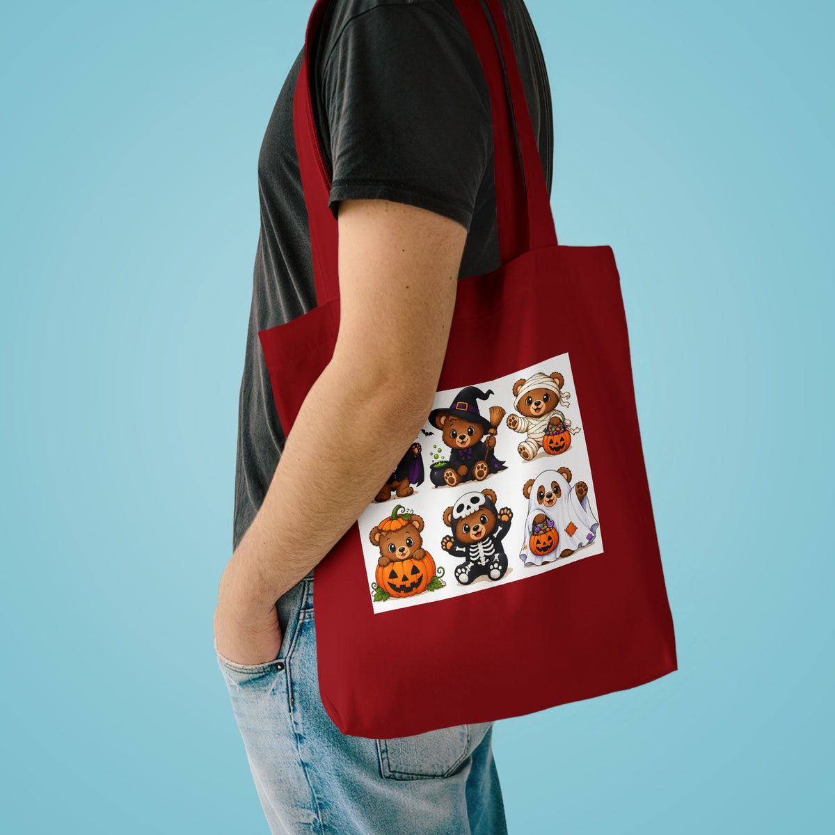 Cotton Tote Bag (Bears)