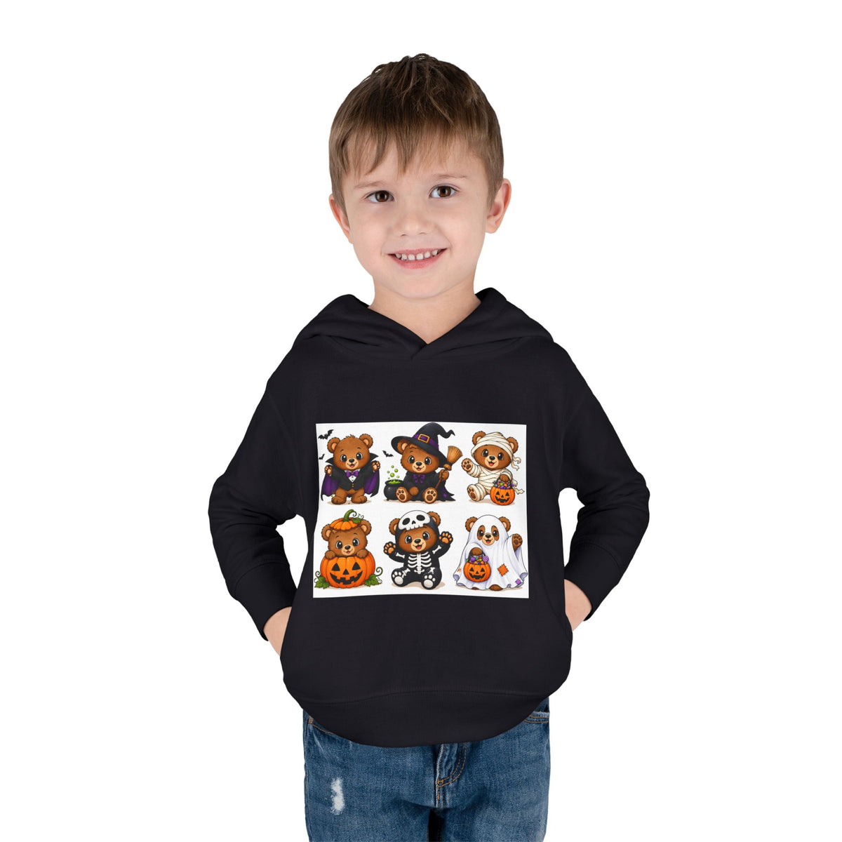 Halloween Bears Toddler Fleece Hoodie