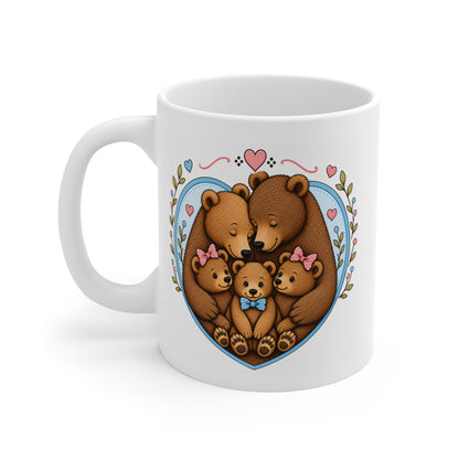 Bear Family Mug 11oz