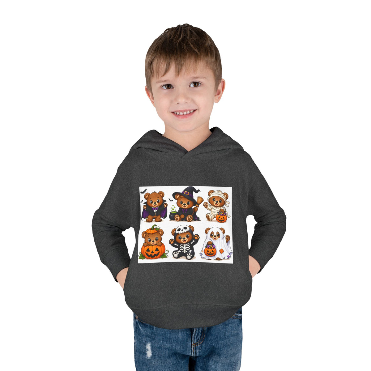Halloween Bears Toddler Fleece Hoodie