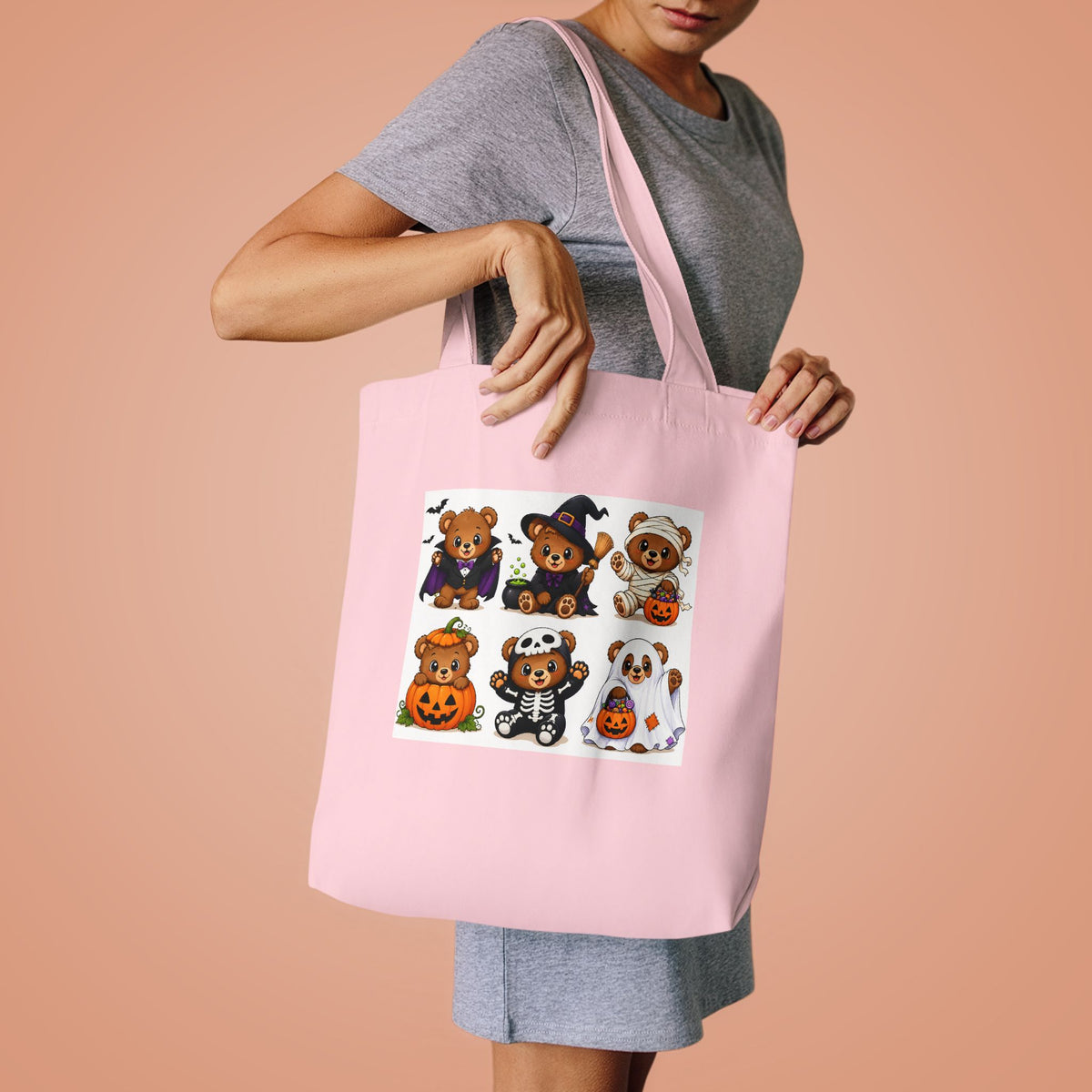 Cotton Tote Bag (Bears)