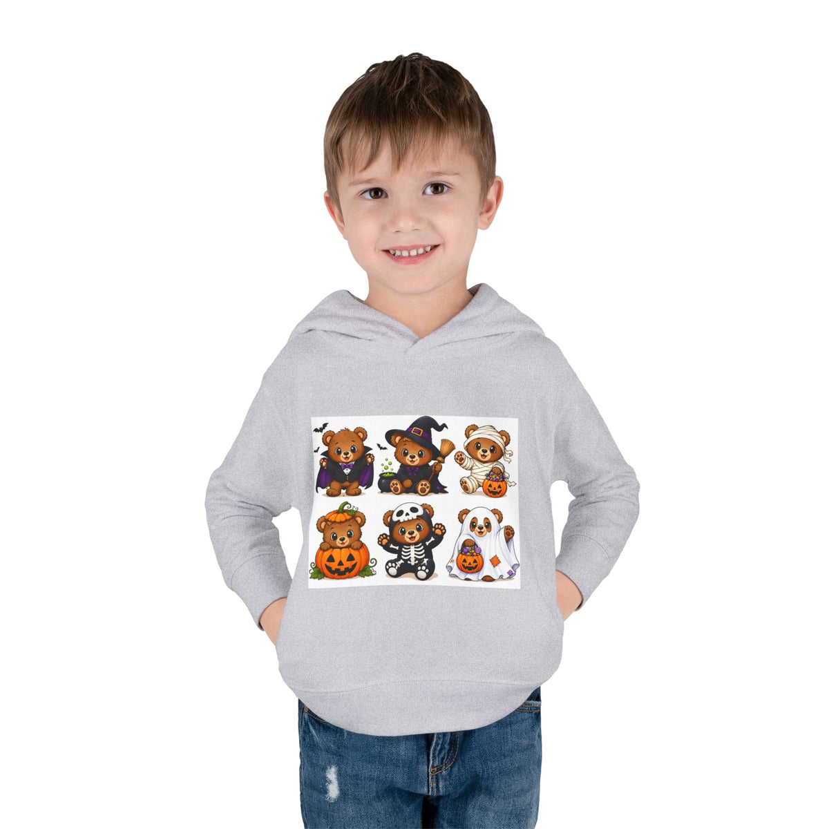 Halloween Bears Toddler Fleece Hoodie