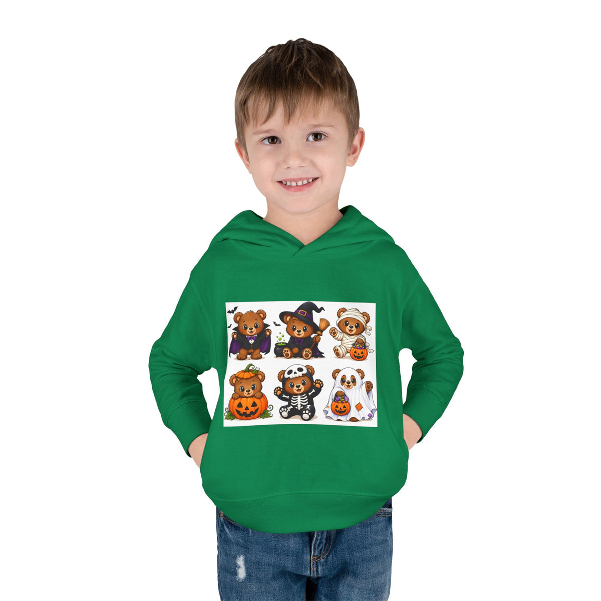 Halloween Bears Toddler Fleece Hoodie