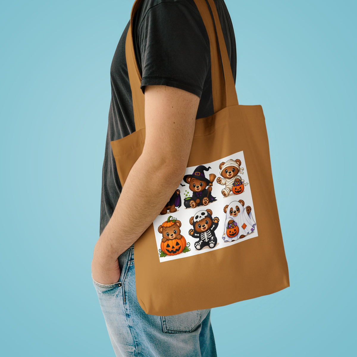 Cotton Tote Bag (Bears)