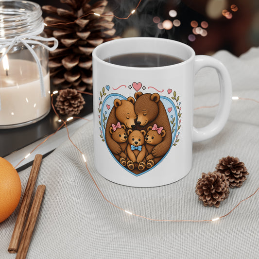 Bear Family Mug 11oz
