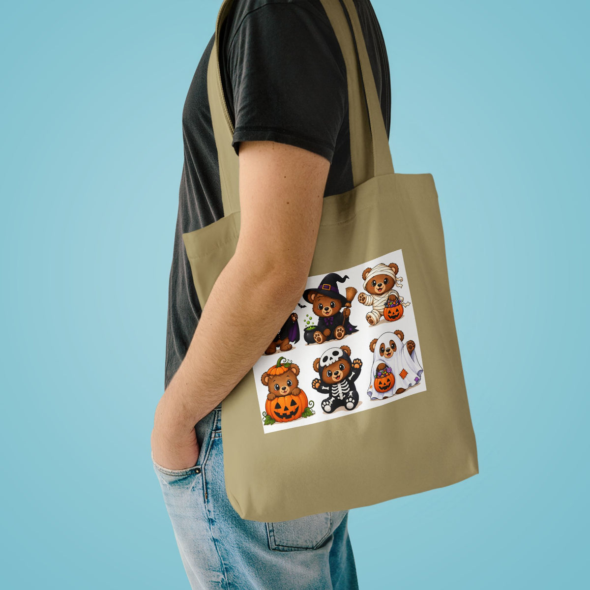 Cotton Tote Bag (Bears)