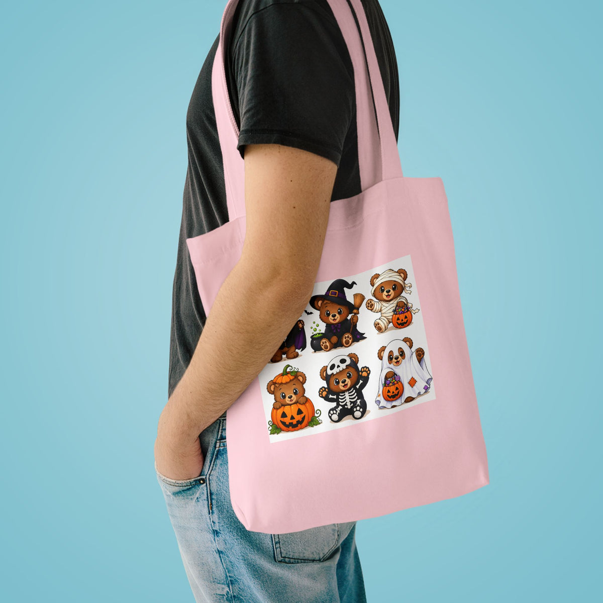 Cotton Tote Bag (Bears)