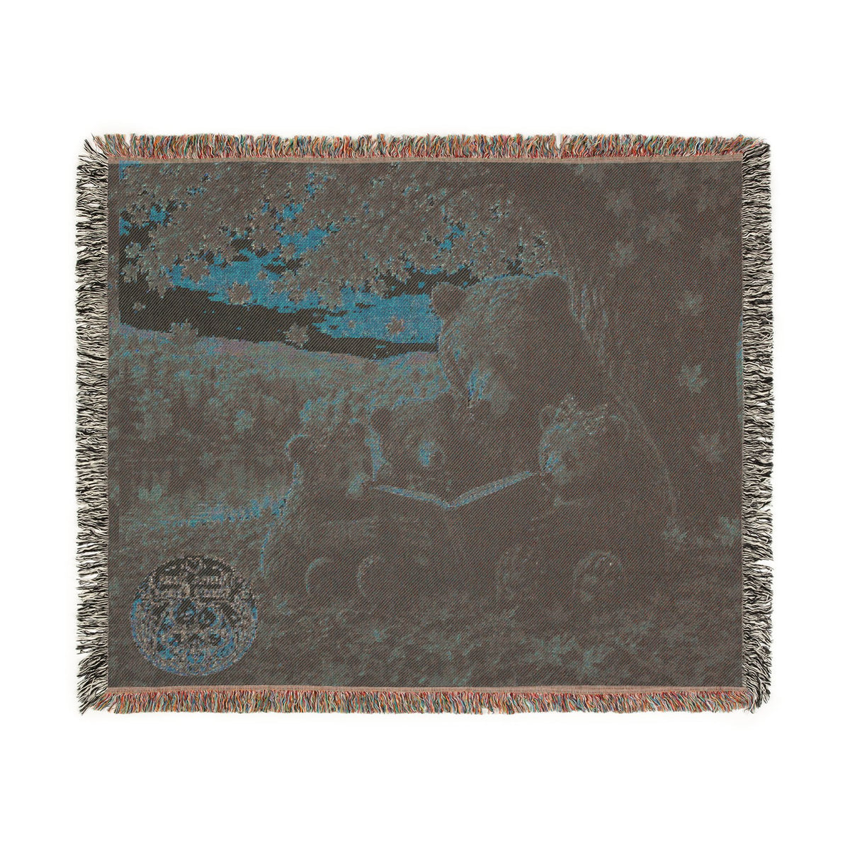 Mama and cubs Woven Blanket