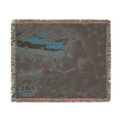 Mama and cubs Woven Blanket