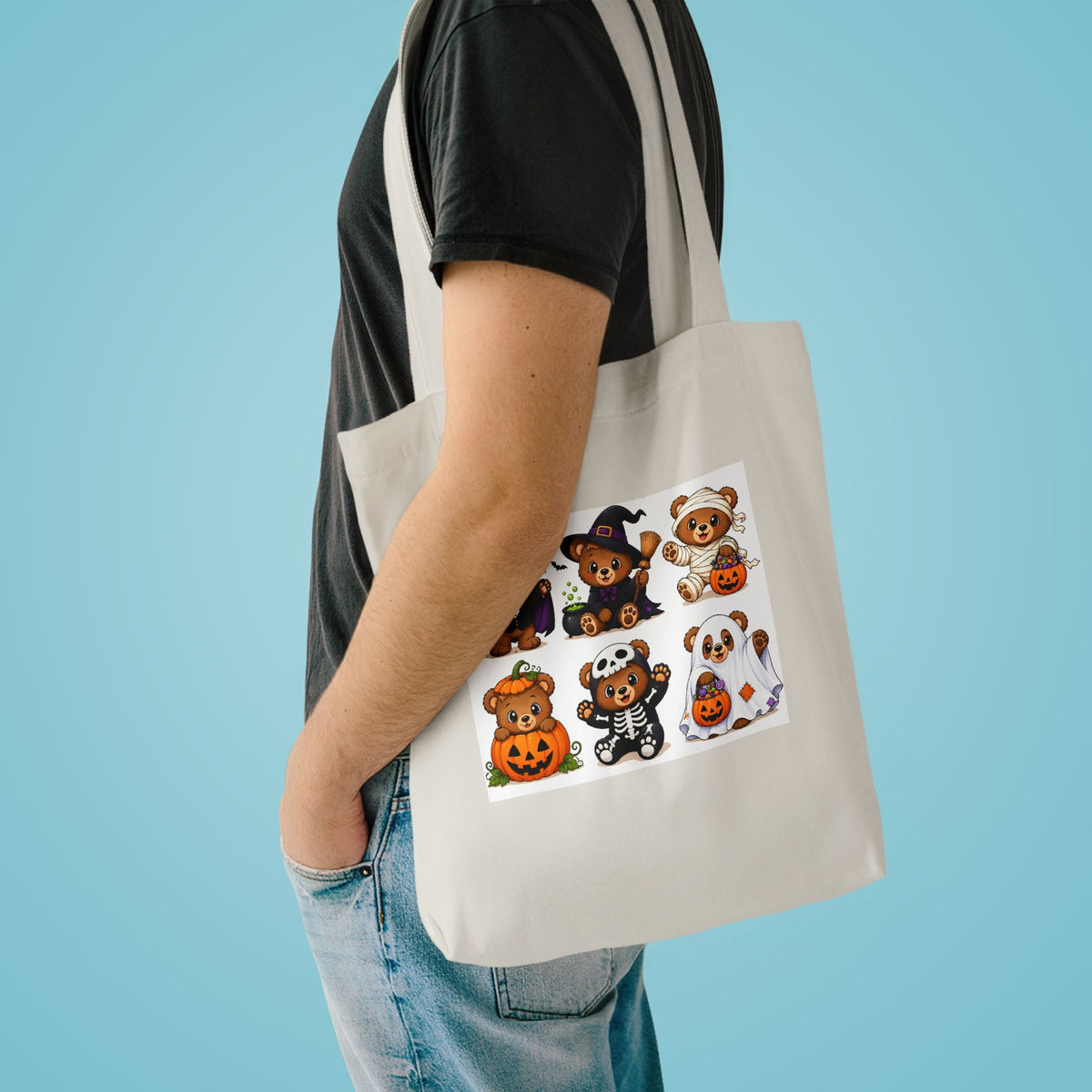 Cotton Tote Bag (Bears)