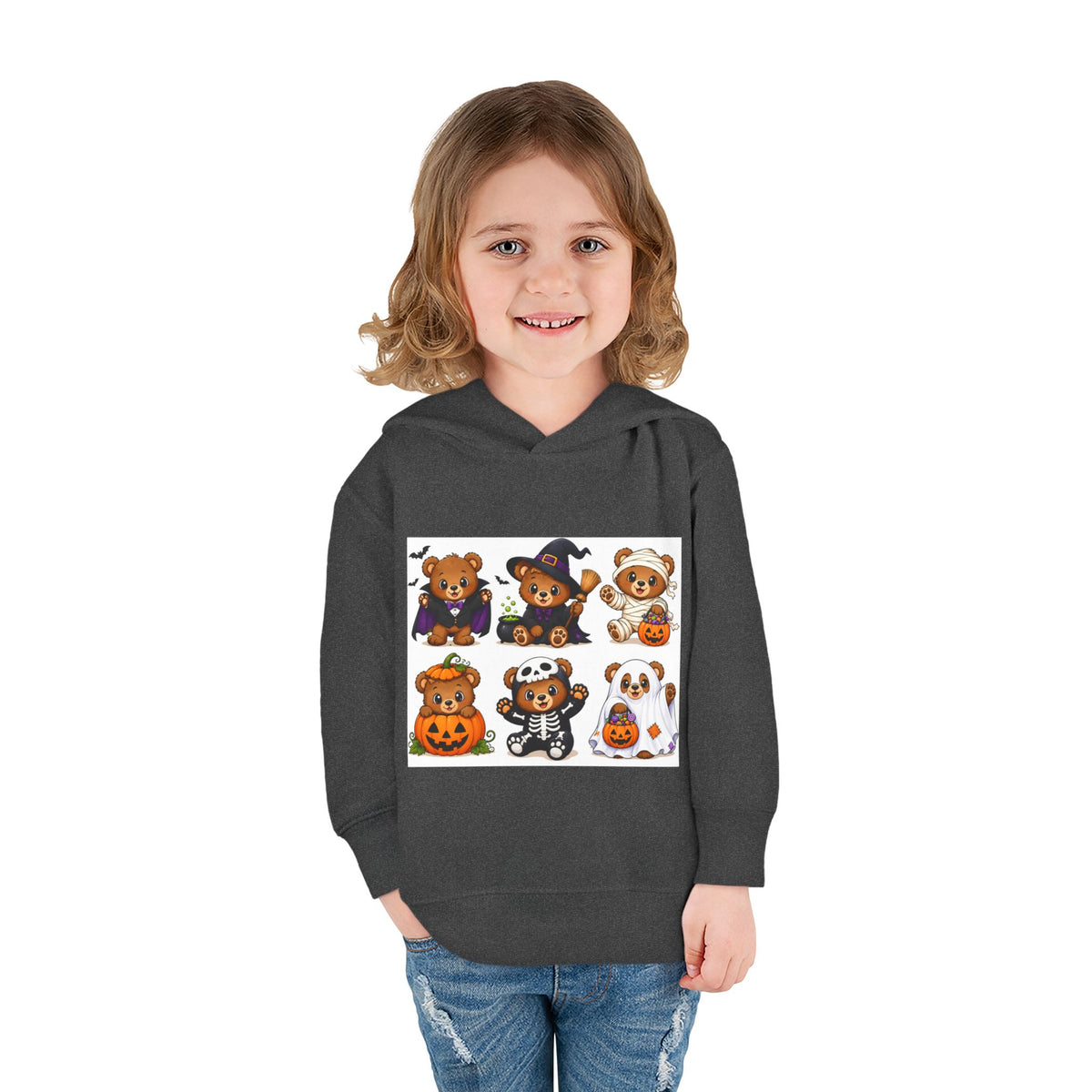 Halloween Bears Toddler Fleece Hoodie