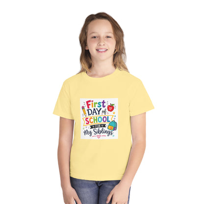 First Day Youth Tee (Siblings)