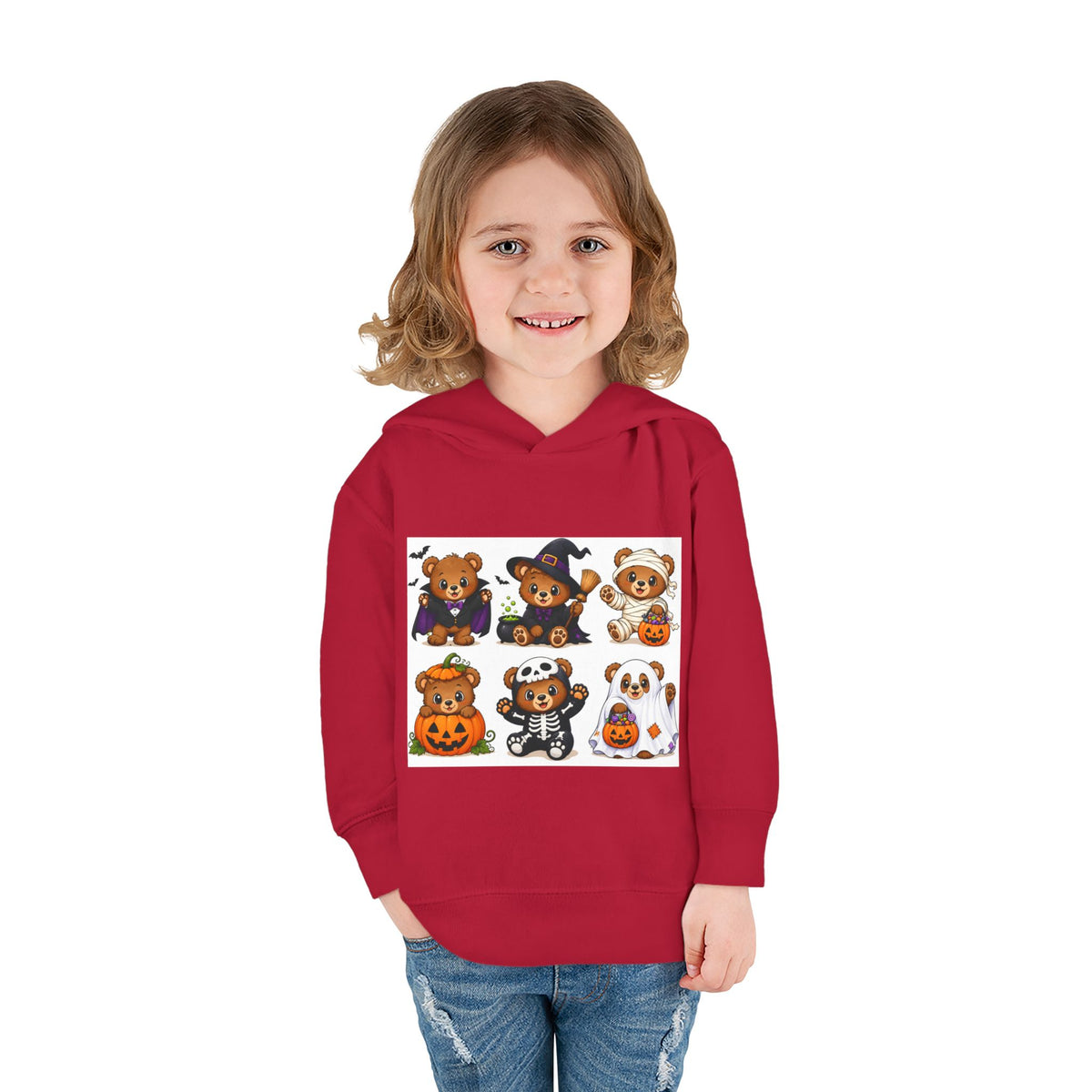 Halloween Bears Toddler Fleece Hoodie