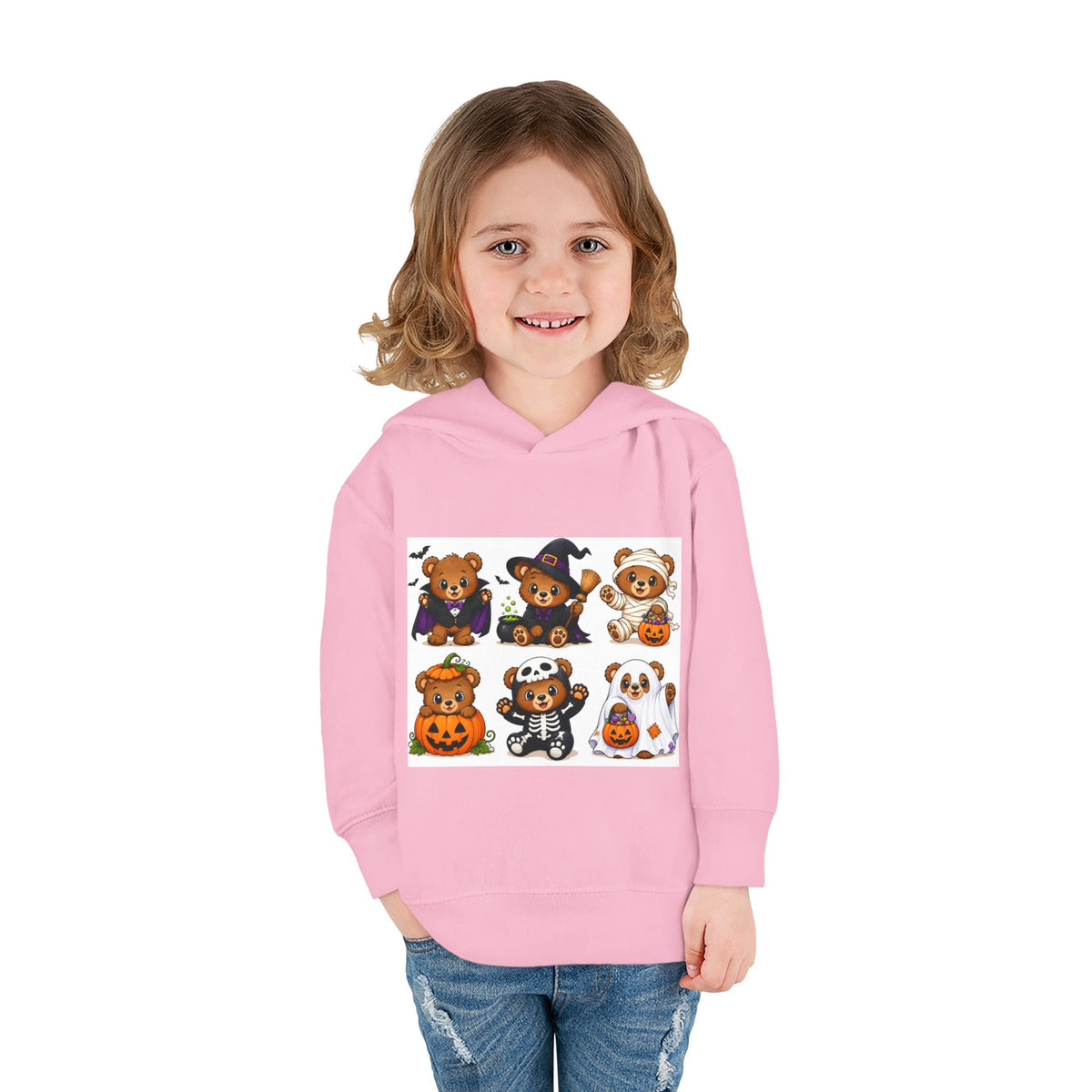 Halloween Bears Toddler Fleece Hoodie