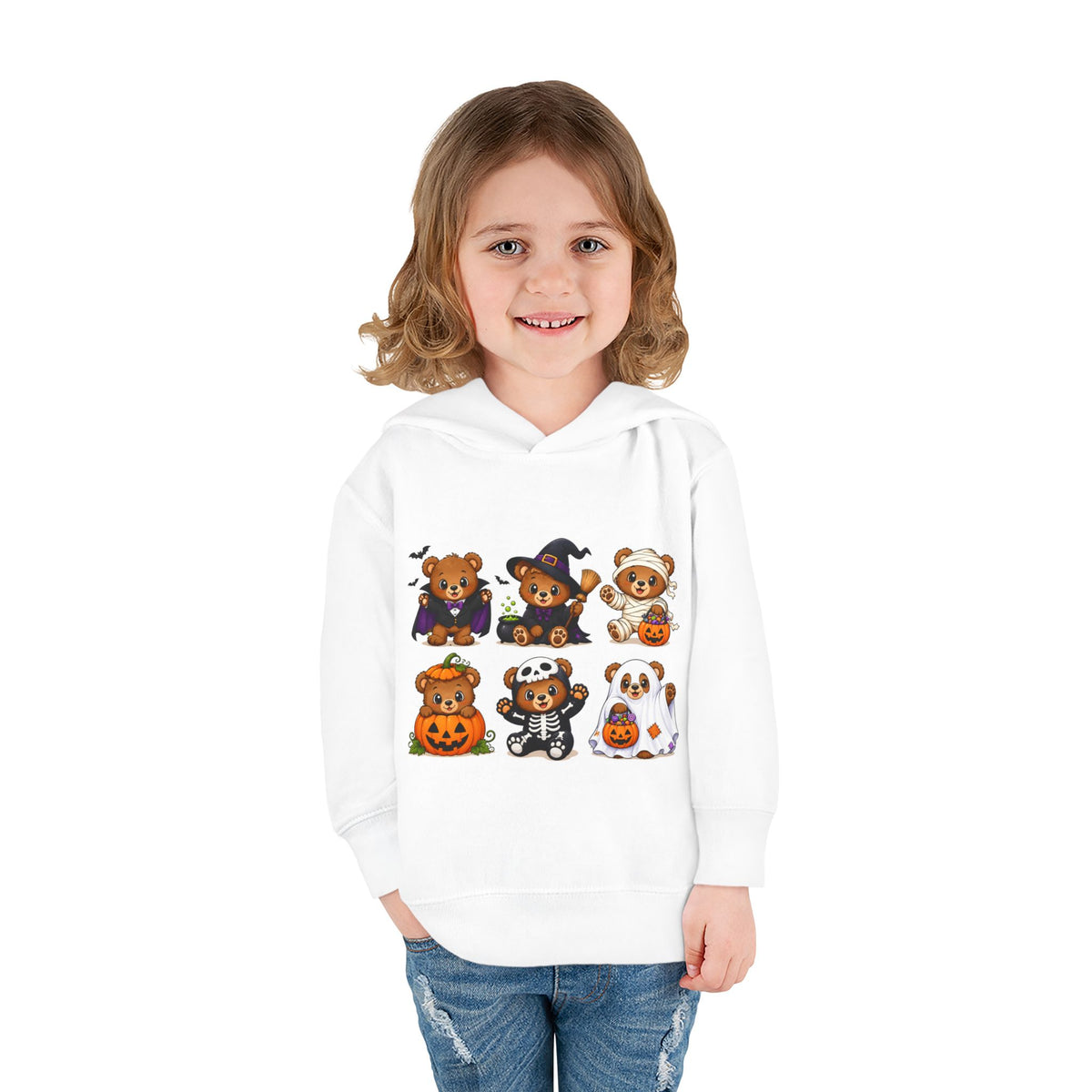 Halloween Bears Toddler Fleece Hoodie